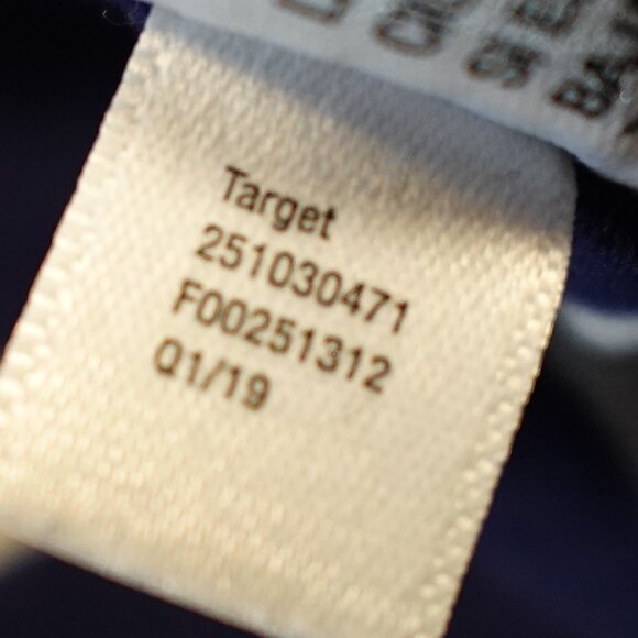 Vineyard Vines for Target Striped Polo Shirt Men’s Large Navy Blue White Whale - Picture 7 of 8